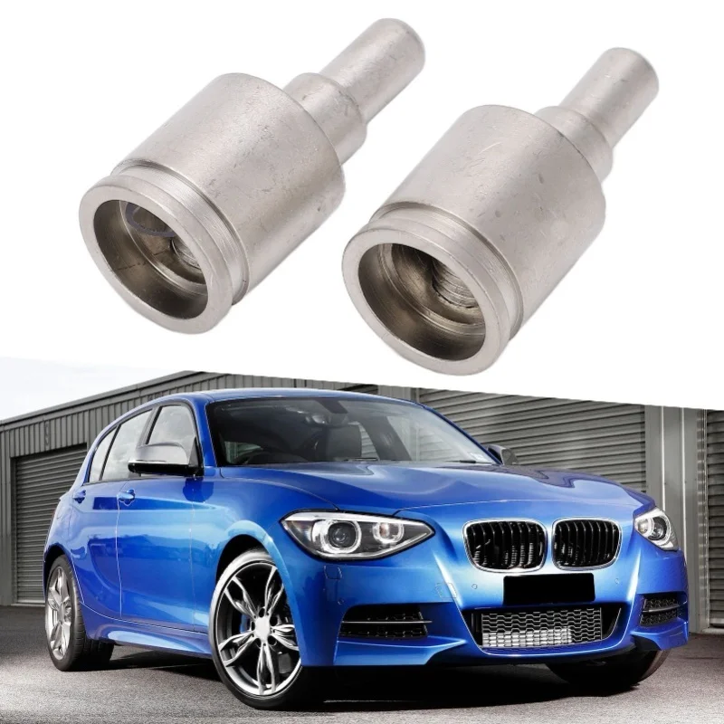 2pcs Amp Input Reducer Adapter 0 Gauge To 4 Gauge High Power Brass Nickel Plated For Car