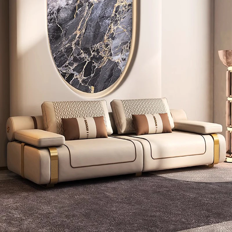 

Luxury Leather Living Room Sofas Recliner Love Seat Bedroom Lounge Outdoor Sofa Relaxing Armchair Tumbonas Playa Home Furniture