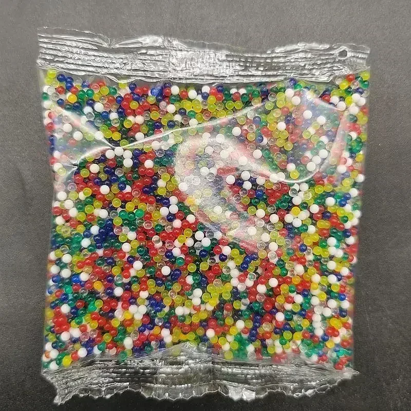 Q10000pcs Hidrogel Gel Butiran Air Mainan Anak Tanah Kristal Lumpur Bola Air yang Mengembang Dekorasi Rumah Pernikahan Tanaman Pot 50% 1p