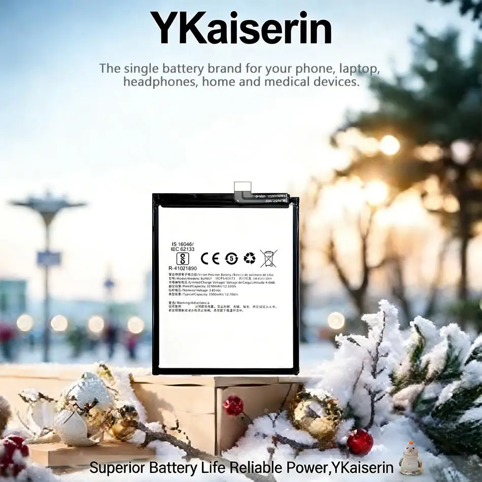 

Экологичная батарея для мобильного телефона BLP657 3300 мАч для Oneplus 6