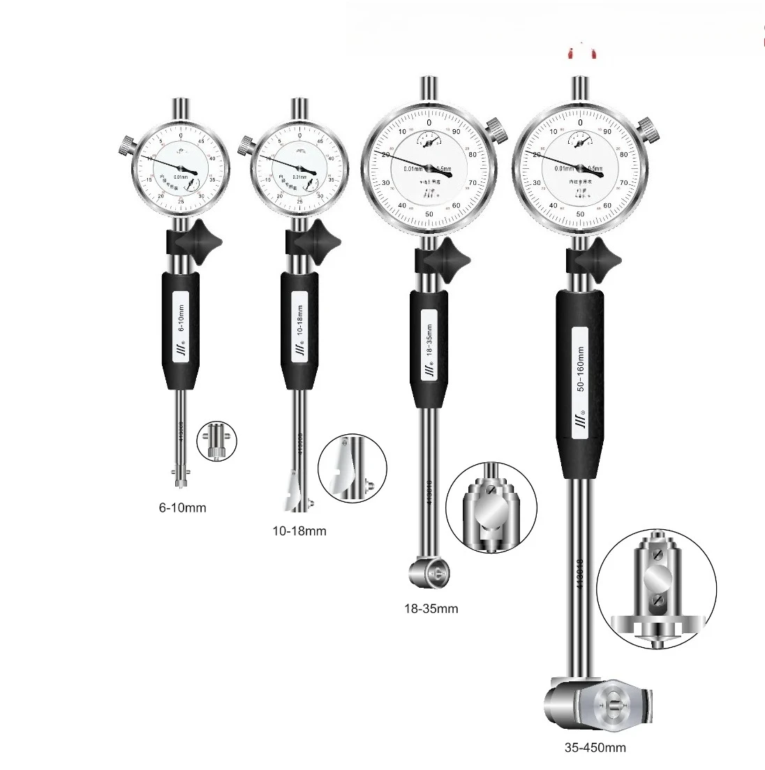 Test Holder Angle Flat Bore 4Mm Step Measure 6-10mm Indicators Digital test Level Dial Indicators Gauge