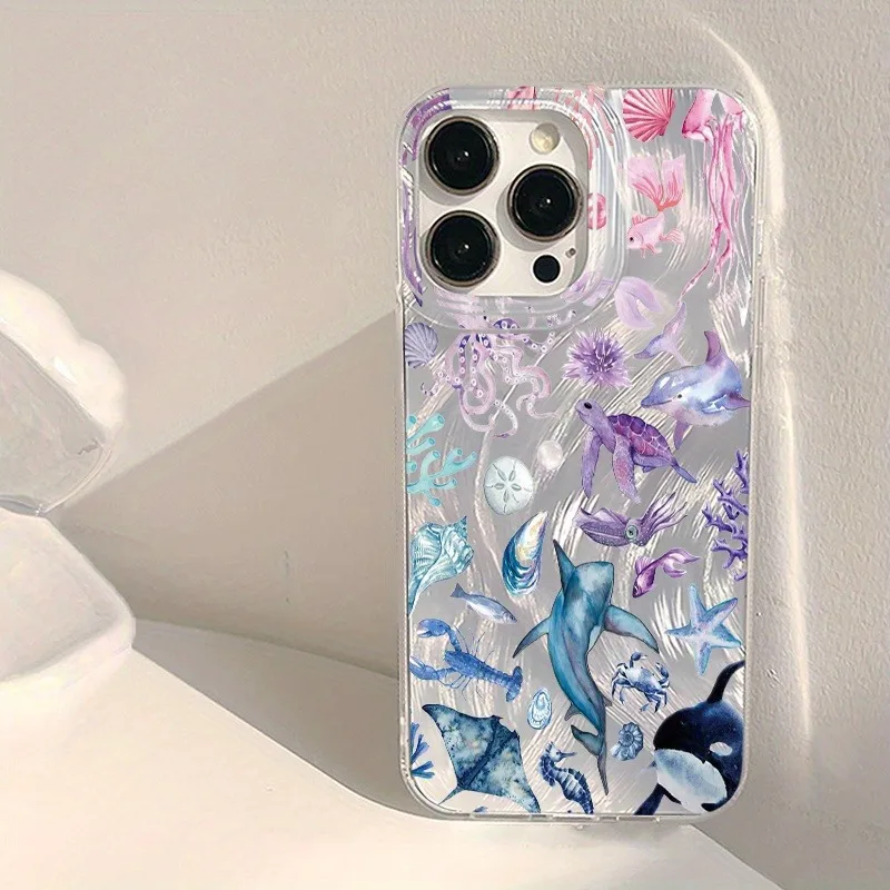 Ocean Marine Styles Phone Case for iPhone 17 16 15 14 Pro 13 12 11 Pro Max 17 Air XS X XR 7 8 Plus SE 2022 16E Shockproof Cover