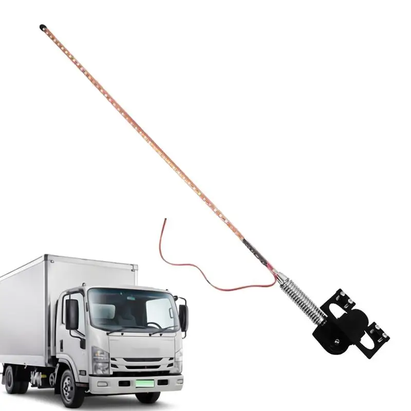 Car Antenna Lights LED Whip Lights 12V/24V Remote Control Flagpole Antenna Whips For UTV ATV Off Road Truck Sand Bggy Dne RR