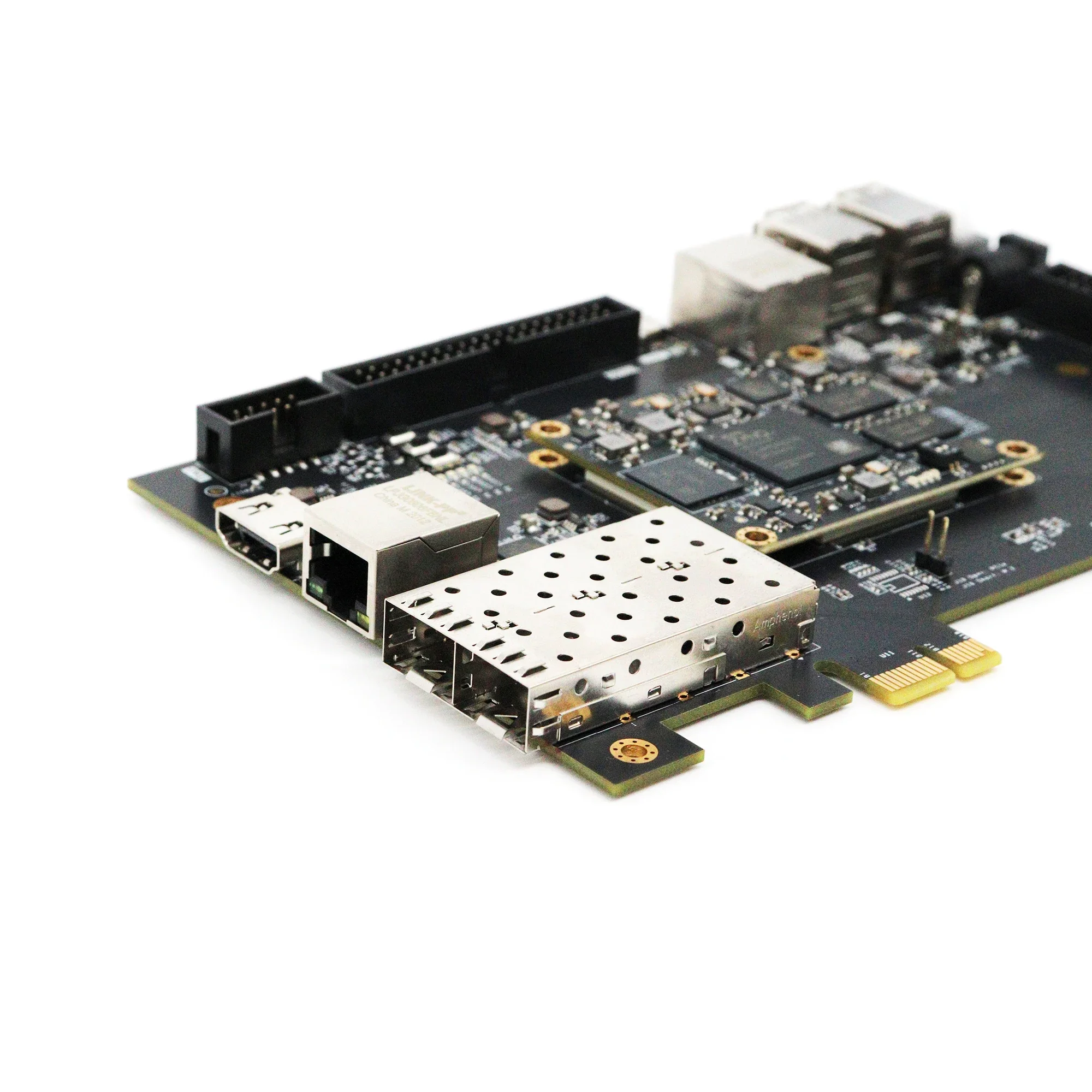 AeroPartsMicrophase FPGA ZYNQ Development Board ARM XC7Z015 PCIE SFP 7015 PE100XME0715