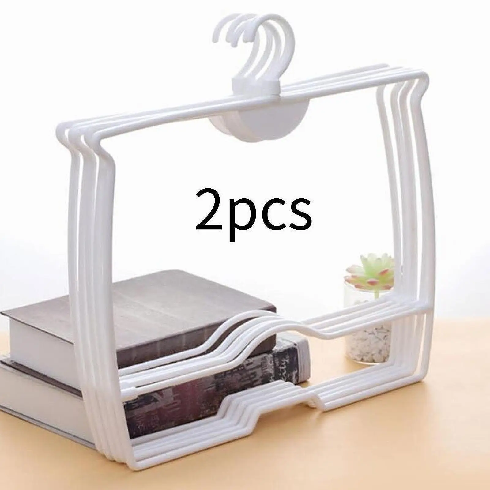 2Pcs Swim Trunks Hanger Swimming Shorts Hanger, Space Saving Adults Swimsuit Hanger Swimming Trunks Hanger for Wardrobe White