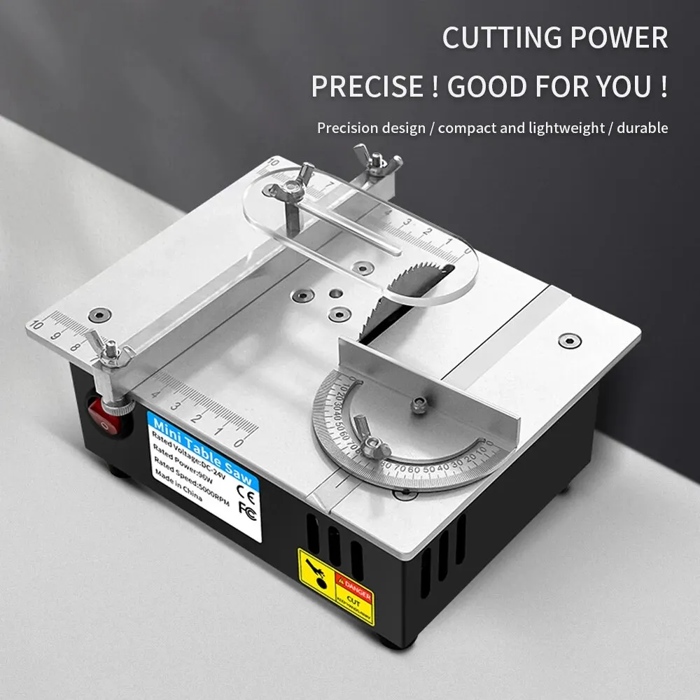 미니 다기능 테이블 톱 전기 데스크탑 톱, 소형 가정용 DIY 절단 도구, 목공 벤치 선반 커터 기계 