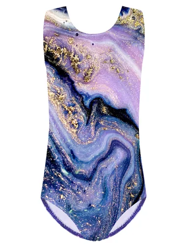 Imagen 2 del producto BAOHULU-leotardo de Ballet para niñas de 3 a 12 años, ropa de entrenamiento de práctica de bailarina sin mangas, leotardo de gimnasia con cuello redondo, trajes de baile