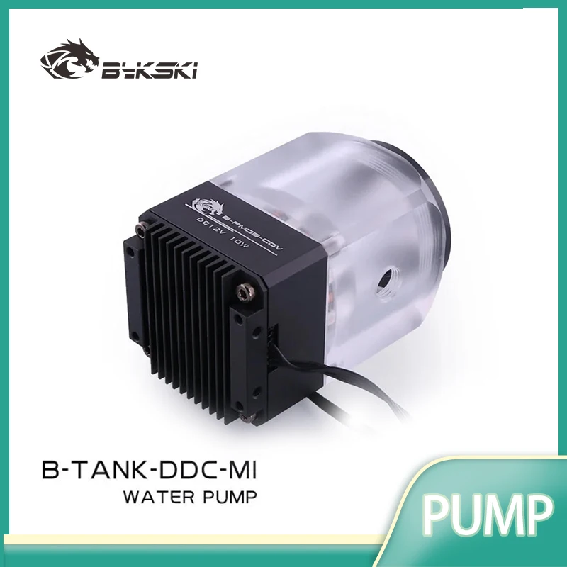 Bykski DDC Combo Pump + Reservoir Maximum Flow Lift 6 Meters 600L/H with DDC Cover Radiator Water Tank Length 67mm B-TANK-DDC-MI