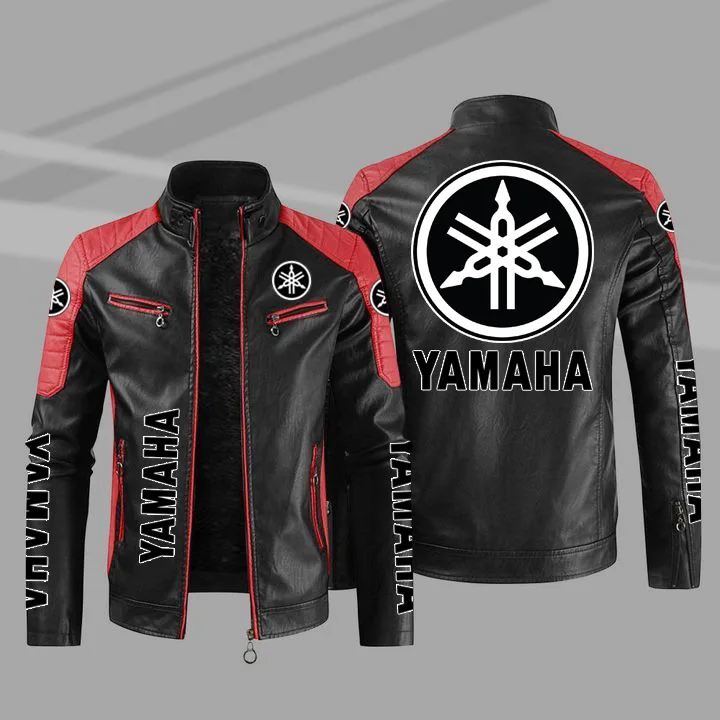 

Hot for Yamaha 2023 Natural Sheep Leather Casual Suit Men's Jacket Slim Spring and Autumn Thin Section Black Brown for R1 R6 R3