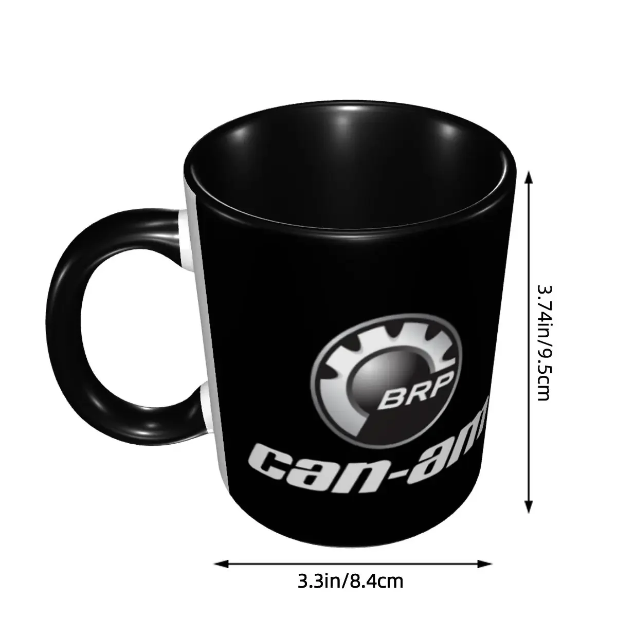 Personalized BRP Can-Am Print Mugs DIY Motorcycle Ceramic Tea Milk Coffee Cups
