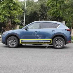 For Mazda CX-5 CX5 2017 2018 2019 2020~2024 Stainless Steel body side moldings side door decoration Car styling