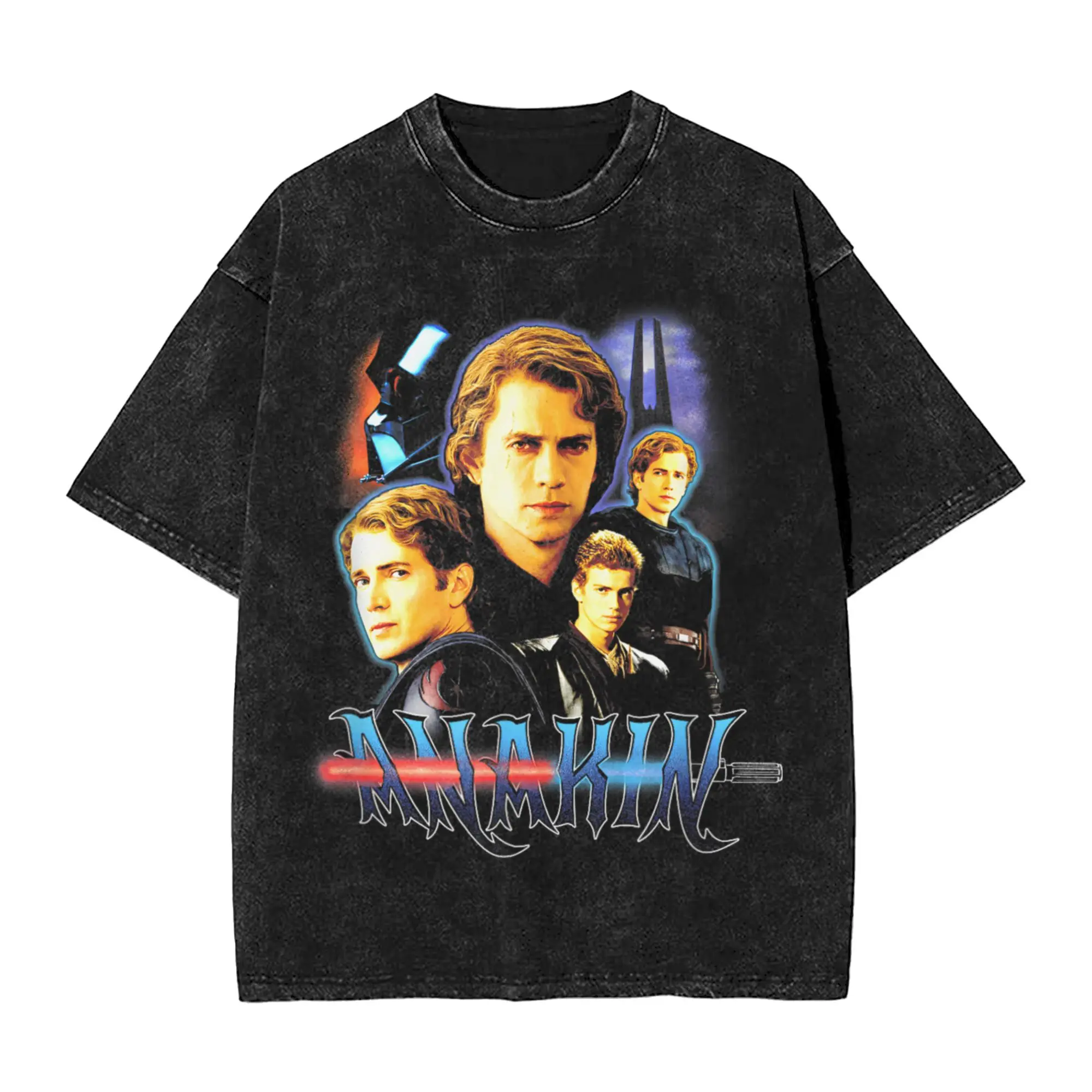 تي شيرت Anakins Skywalkers للرجال جديد 100% قطن تي شيرت برقبة دائرية وأكمام قصيرة ملابس مطبوعة