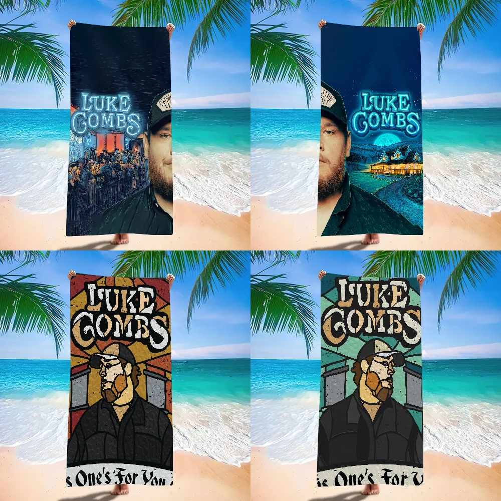 

Полотенце Singer L-Luke C-Combs для отцов и сынов, пляжное полотенце, большие размеры, для путешествий, кемпинга, впитывающие полотенца вallas