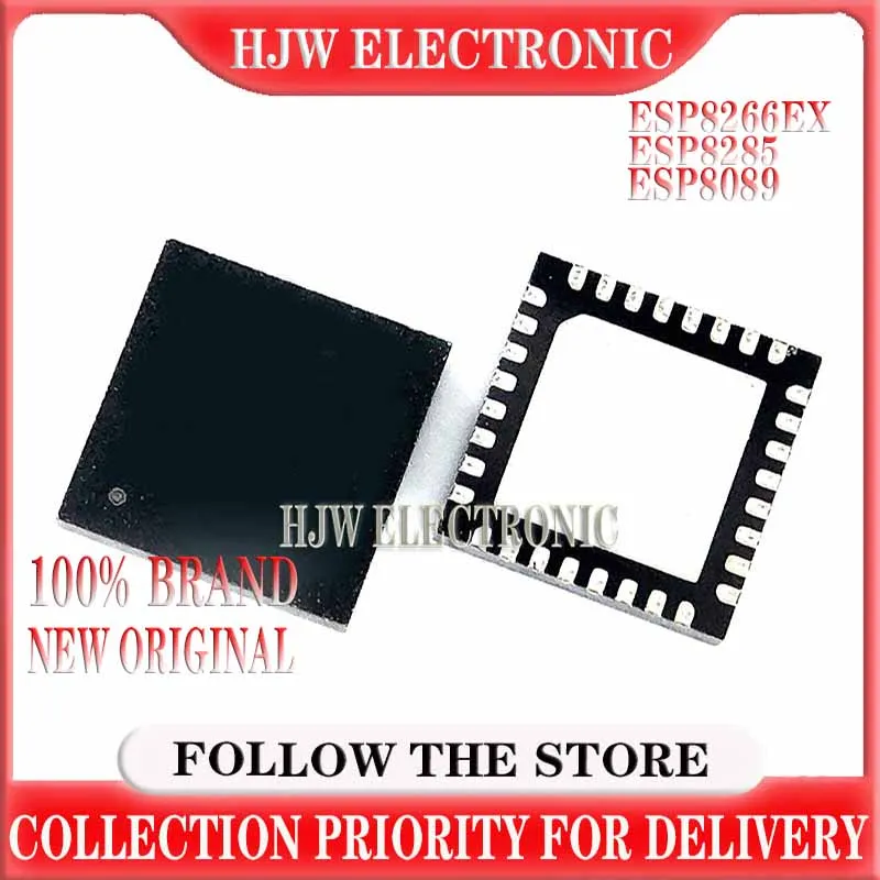 1pcs ESP8089 8089 ESP8266EX 8266 ESP8266 ESP8285H16 8285 SMD WIFI Wireless IC Chip QFN-32 QFN-48