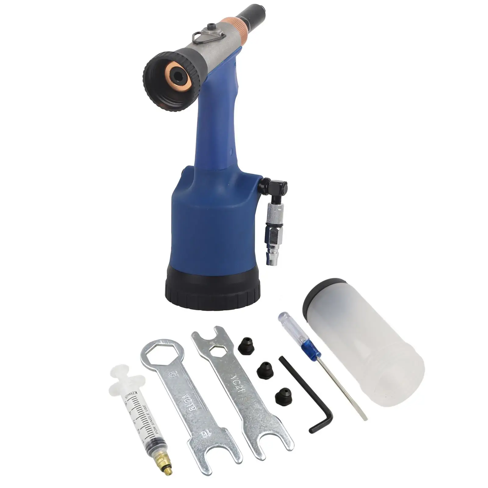 

Portable Universal Pneumatic Riveter Tool KP-708/708X - Hydraulic Riveting for Efficient for rivets Assembly