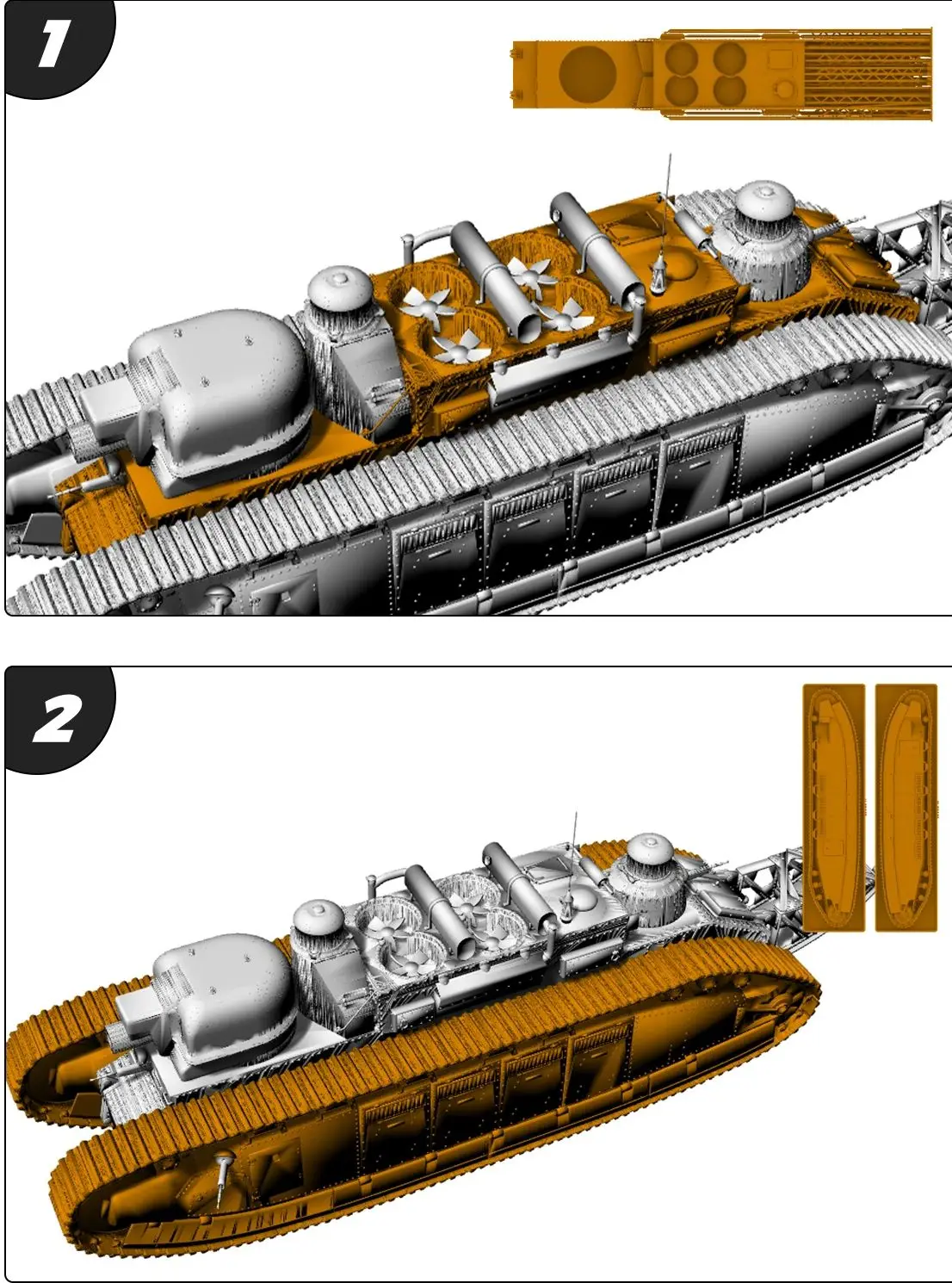 

Франция FCM 2C bis тяжелый танк SSMODEL SS669 1/56 1/72 1/100 15 мм WarGaming 28 мм комплект военной модели