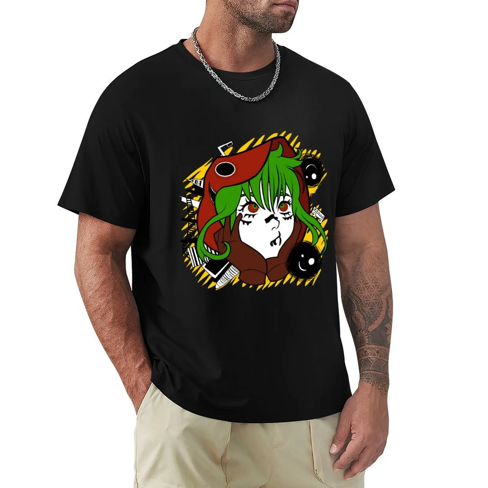 

Gumi Megpoid Matryoshka Vocaloid Song T-Shirt Urban Style Print T-Shirt