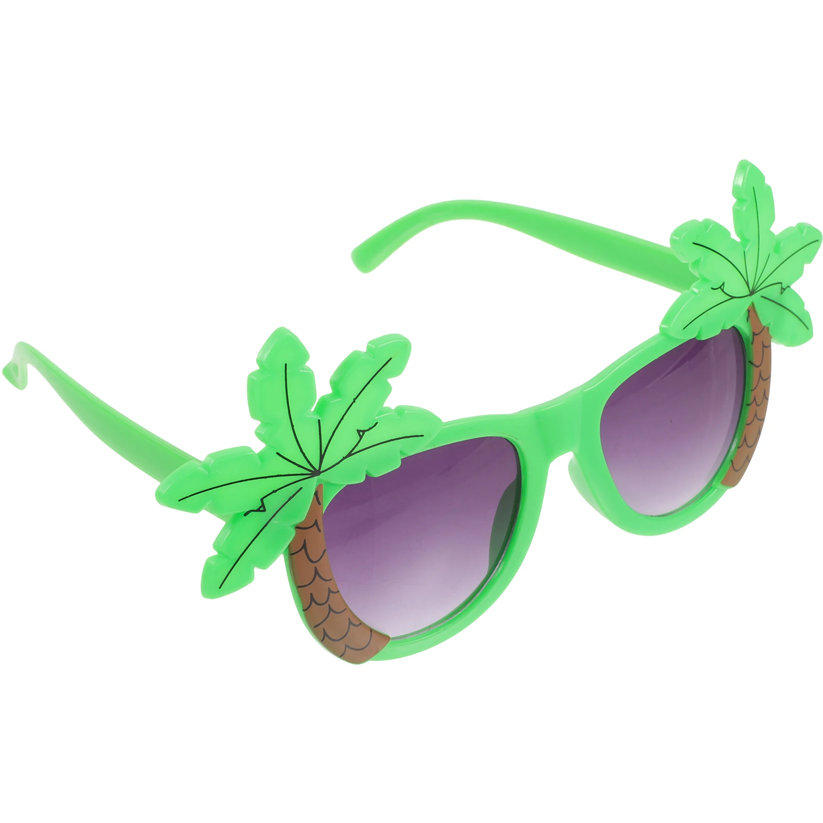 

2PCS Funny Glasses Frame Props Beach Party Decorations Plastic Hawaiian Sunglasses Adult Costume Accessories for Banquet