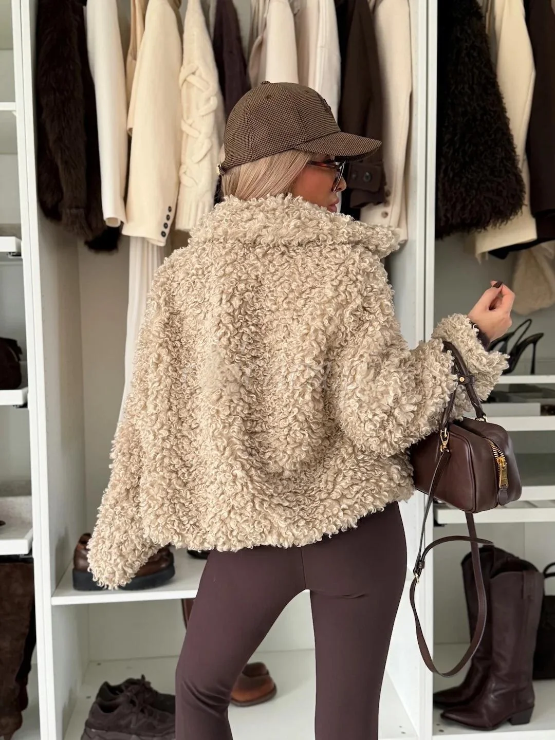 Abrigo largo forrado Sve Fce para mujer, ropa de abrigo con cuello levantado, Otoño Invierno, recién llegado, fibra de poliéster europea Sle