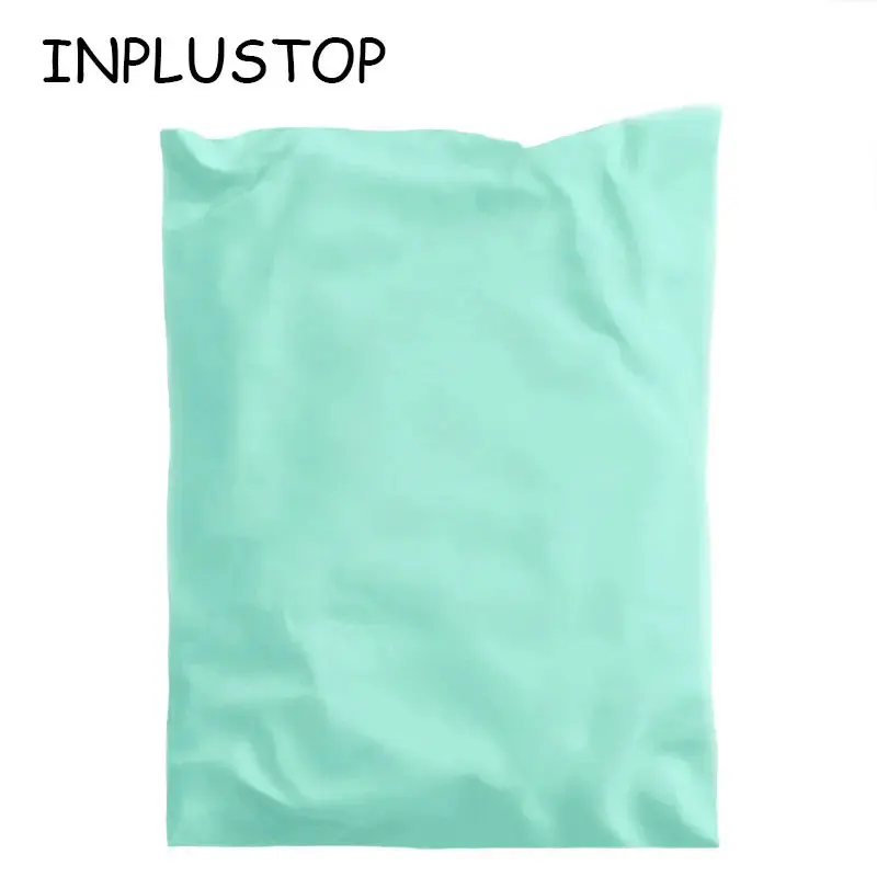 

INPLUSTOP Express Poly Courier Bags Self-Seal Adhesive Mailer Mailing Bags Mint Green Logistics Clothing Glue Seal Storage Pouch