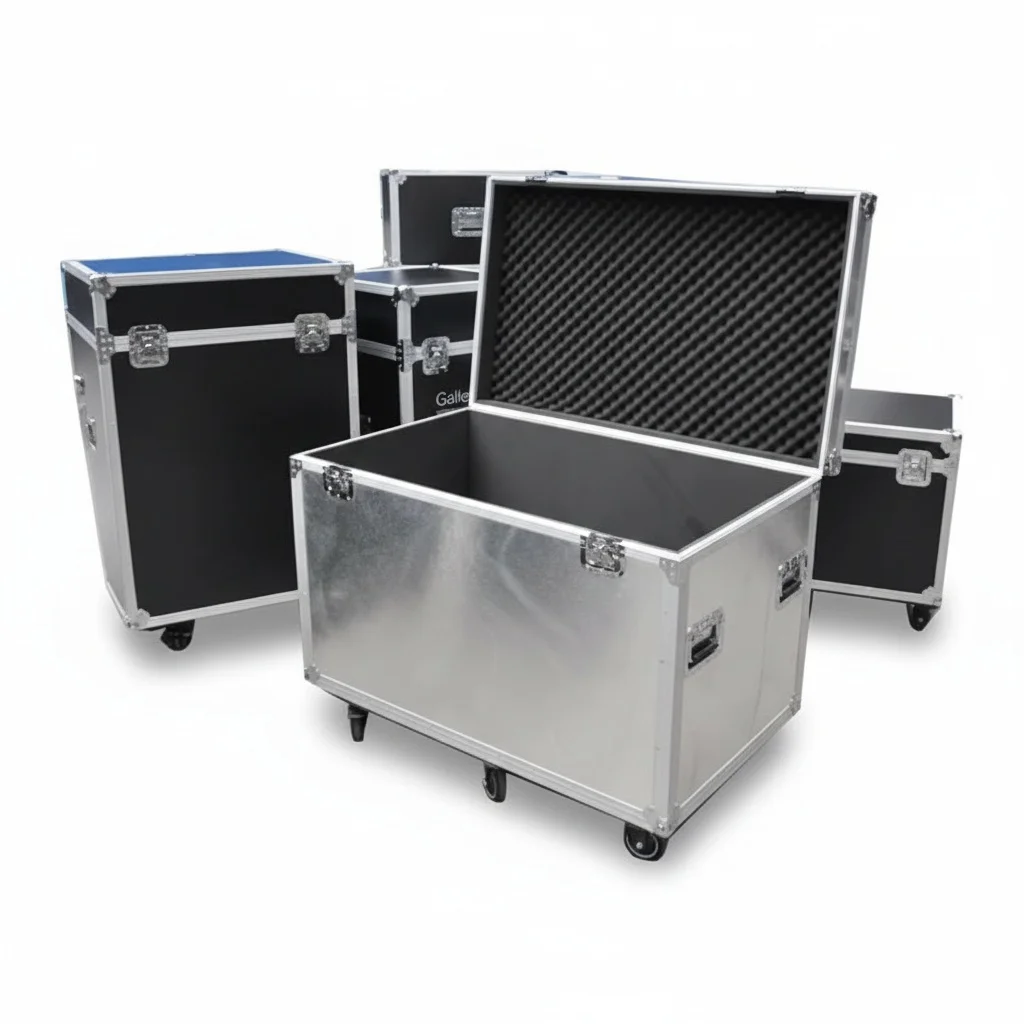 Aluminum Flight Case for 32 inch TV, Road Rack Case fit for Allen Heath, Shockproof Aviation Case, Custom Equipment Case