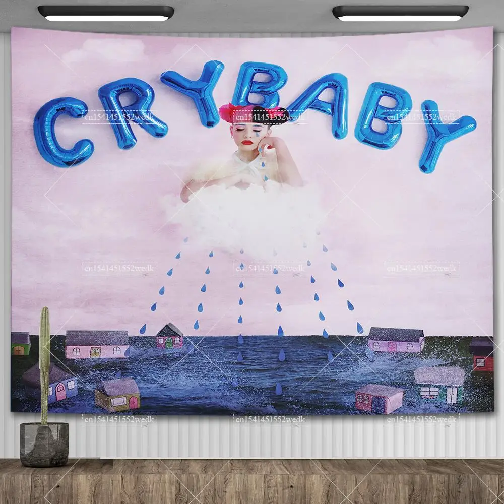 Póster de Album de música de Singer Crybaby, tapiz de Arte de pared impreso en HD, estética, decoración de habitación, regalo para fanáticos