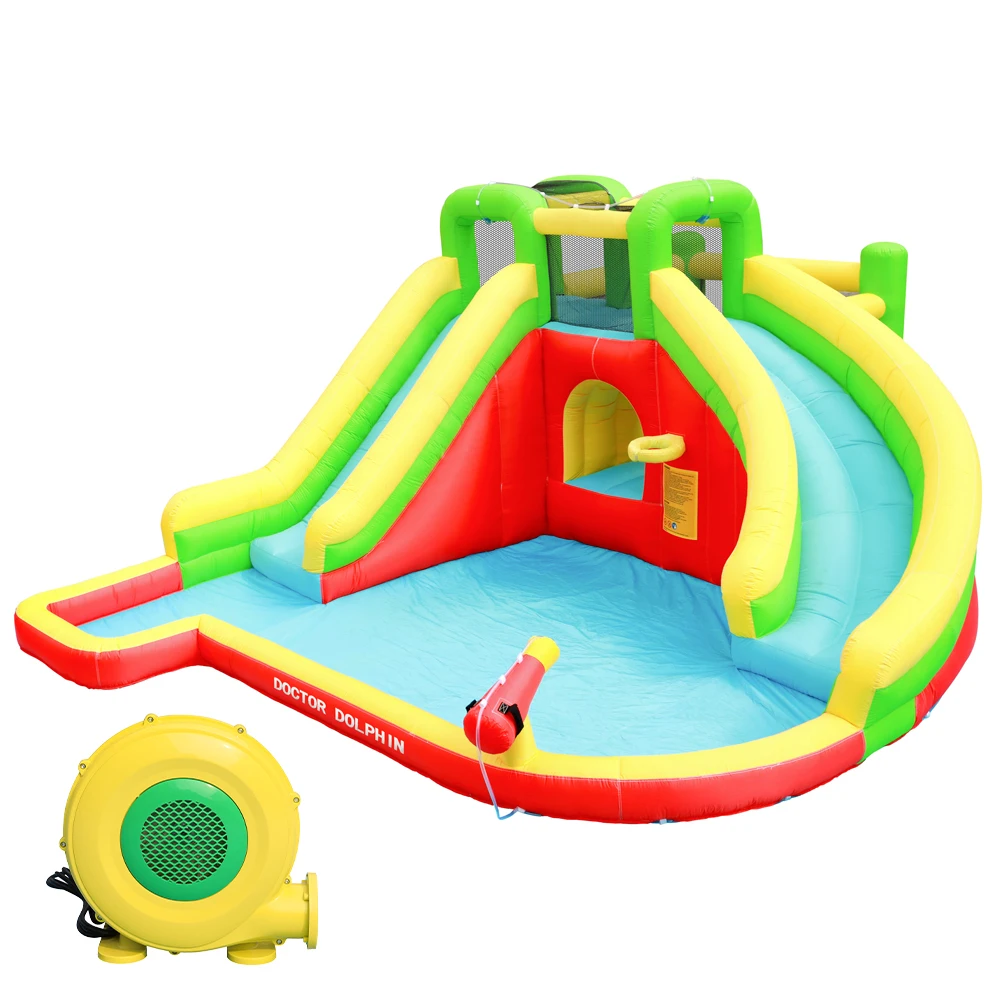 

Doctor Dolphin New Design Kids air Bouncer Bouncing House Inflatable Bounce House Jumping Castle Inflatable Water Slide