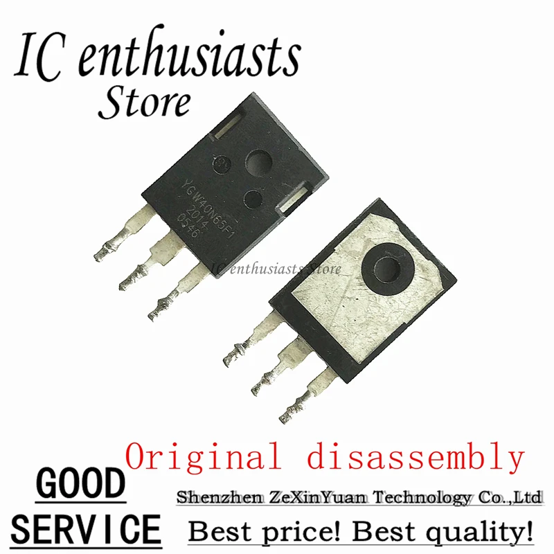 5PCS-20PCS YGW40N65F1 YGW40N65 40A 650V TO-247 replace XNS40N60T SGT40N60F SGT40N60FD2PN Original disassembly