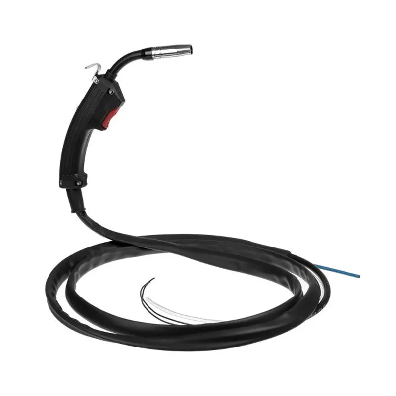 14AK MIG Welding Torch Electric Kit | 10ft Gas/Flux-Cored Dual Mode Welder with Replacement Parts & Torch Head