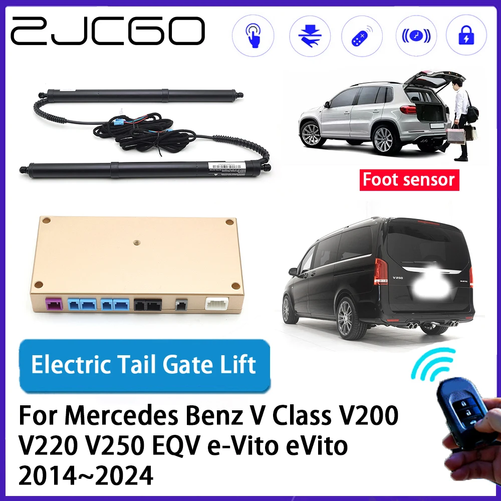 ZJCGO Car Auto Trunk intelligent Electric Tail Gate Lift for Mercedes Benz V Class V200 V220 V250 EQV e-Vito eVito 2014~2024