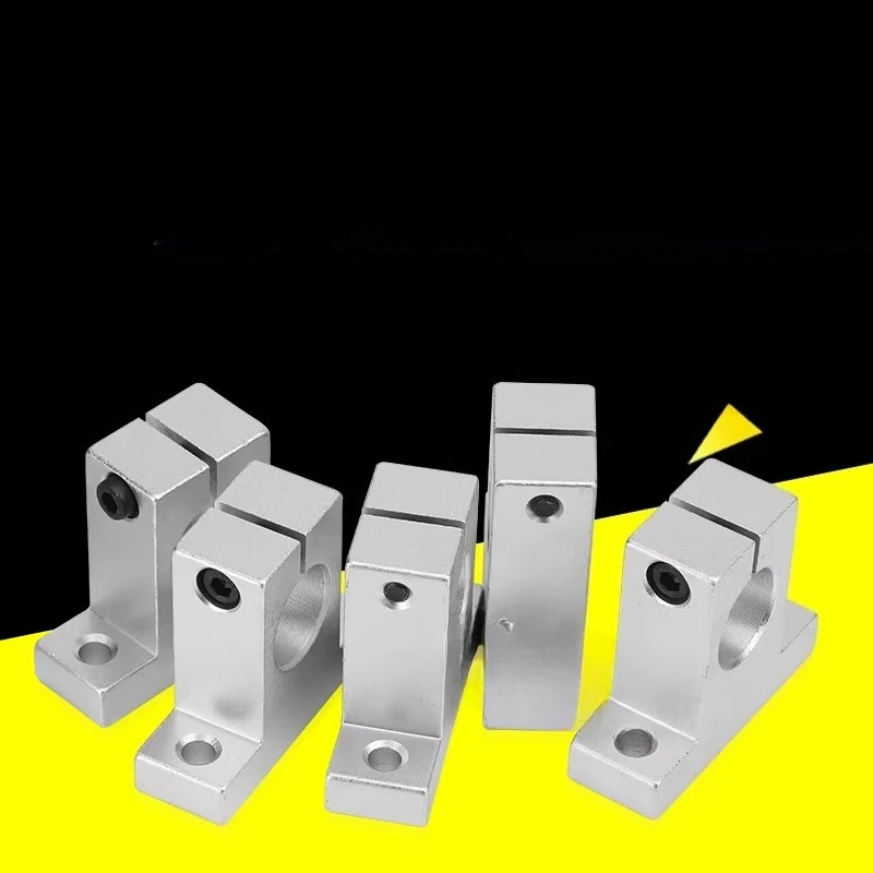 1PCS Optical Axis Support Pedestal Vertical Fixed Pedestal Aluminum Bracket SK 8 10 12 13 16 20 25