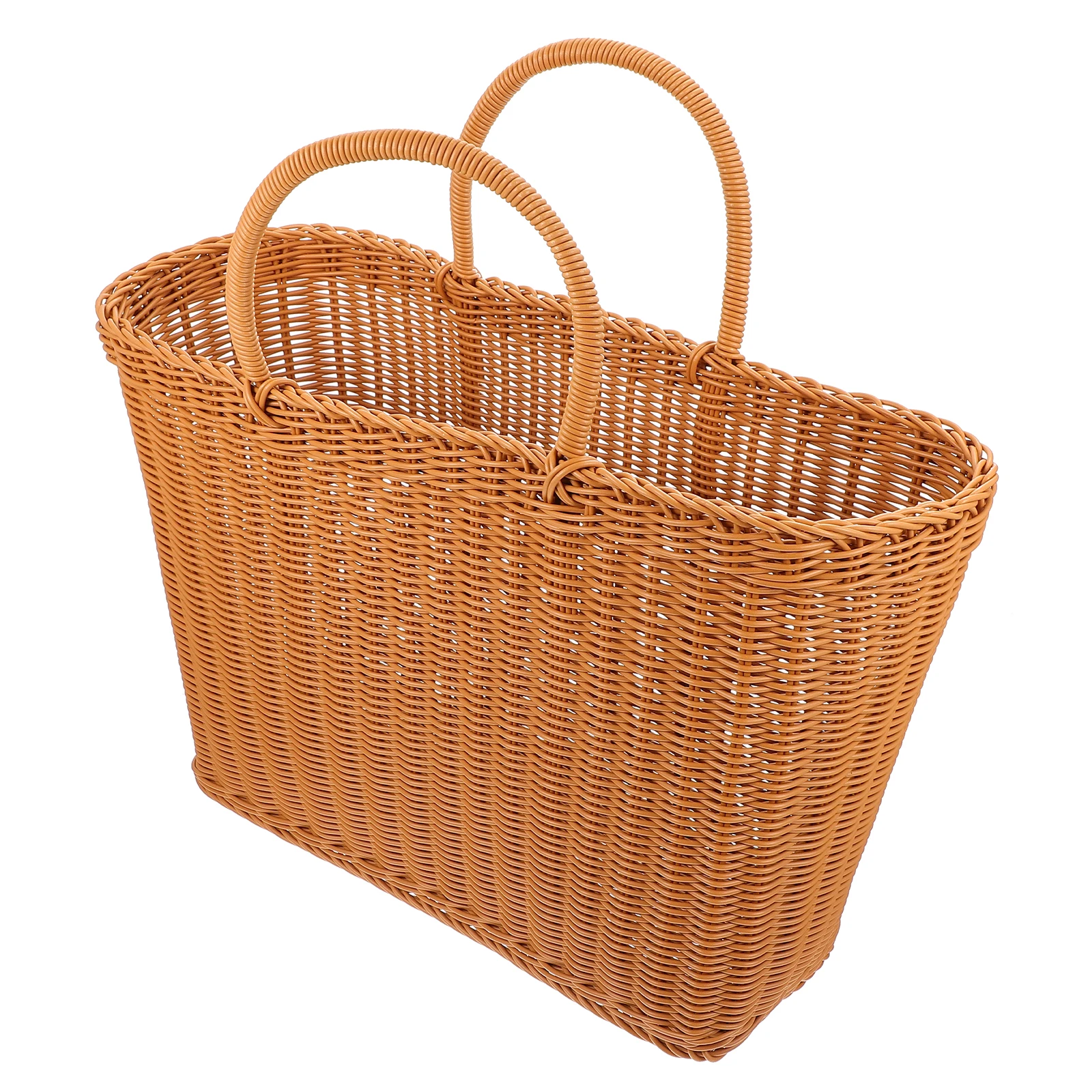 

Plastic Storage Decorative Egg Natural Rustic Style Outdoor Picking Basket High Quality Safe Environment Friendly Wide