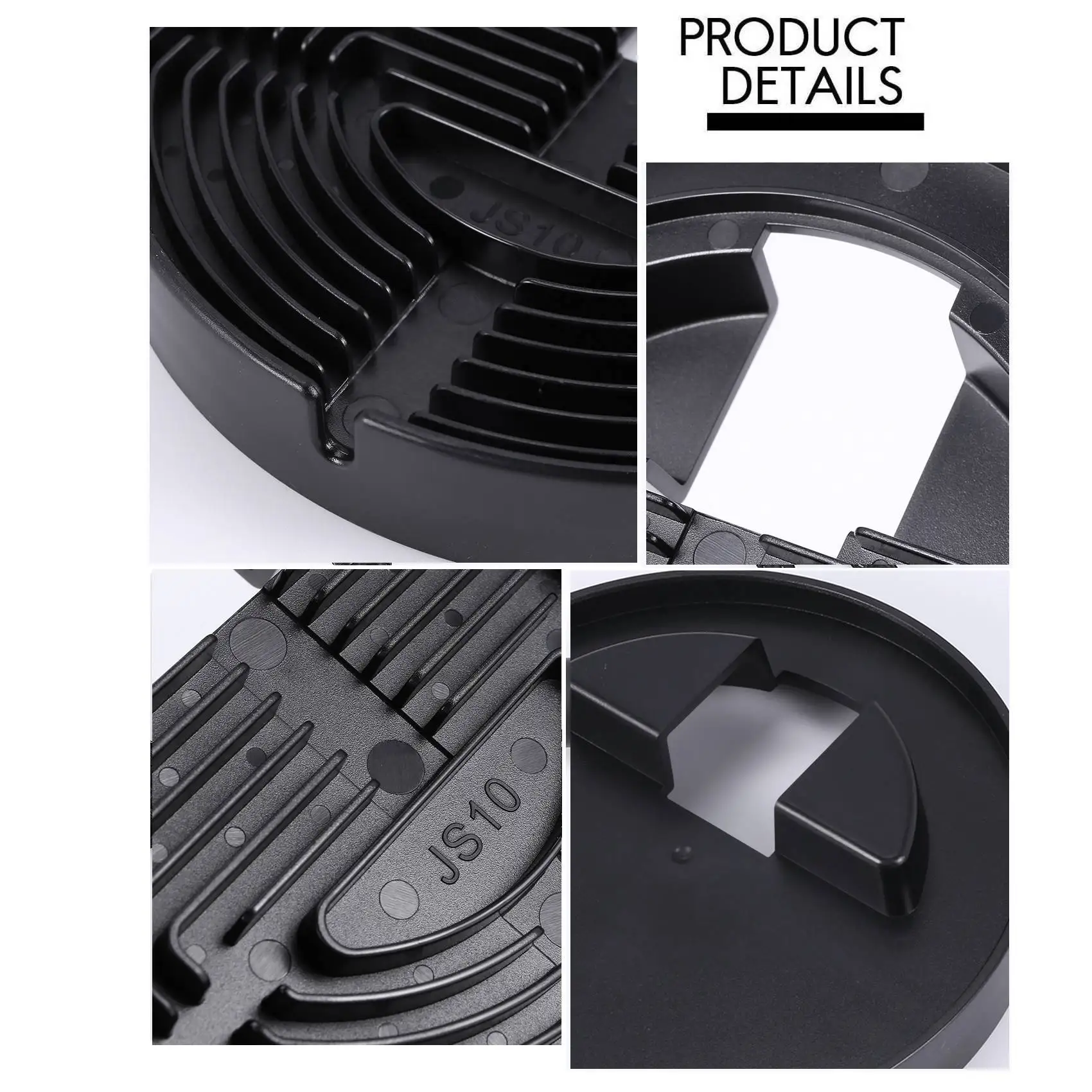 لحامل تخزين كابل الطاقة الخالي من اللكمات لقاعدة (أسود)