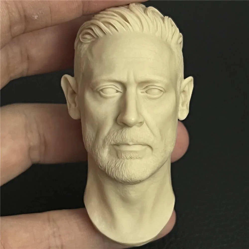 Unpainted 1/6 Scale Jeffrey Dean Morgan Head Sculpt Model For 12 inch Action Figure Dolls Painting Exercise No.039