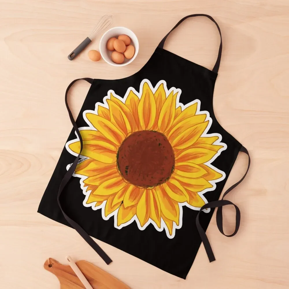 

Sunflower Apron Barista Kitchen Supplies Camping Woman Kitchens Apron