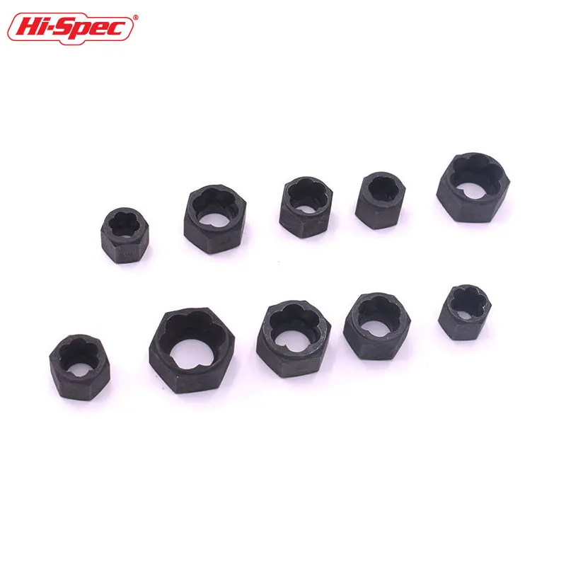 Hi-Spec Kit Pelepas Baut Mur Rusak, Set Alat Pelepas Baut Soket Ekstraktor Mur Damaged