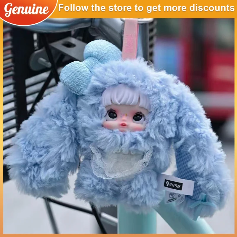 

Yomi пушистый кролик виниловое лицо плюшевая глухая коробка милая кукла фигурка модный кулон орнамент день рождения Рождество сезонный подарок для девочек