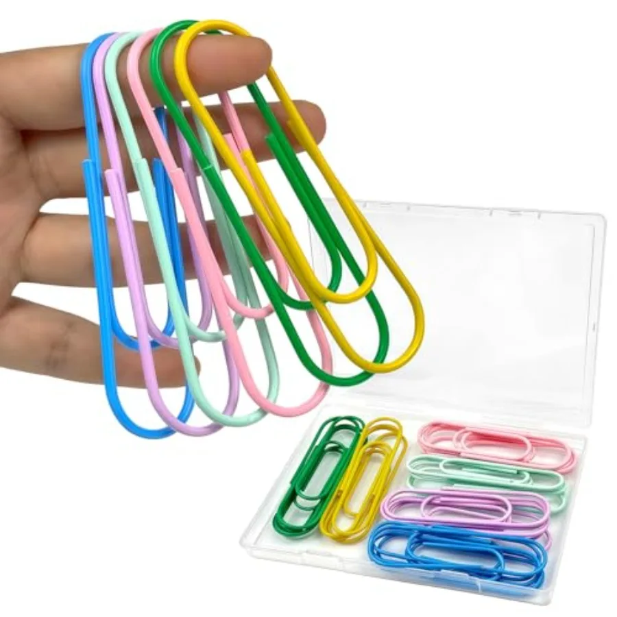 

Jumbo Paper Clips- 4 Inches 36 Pcs Large Paper Clips, Extra Large Mega Paperclips for Bookmark Office School Organizing Files,