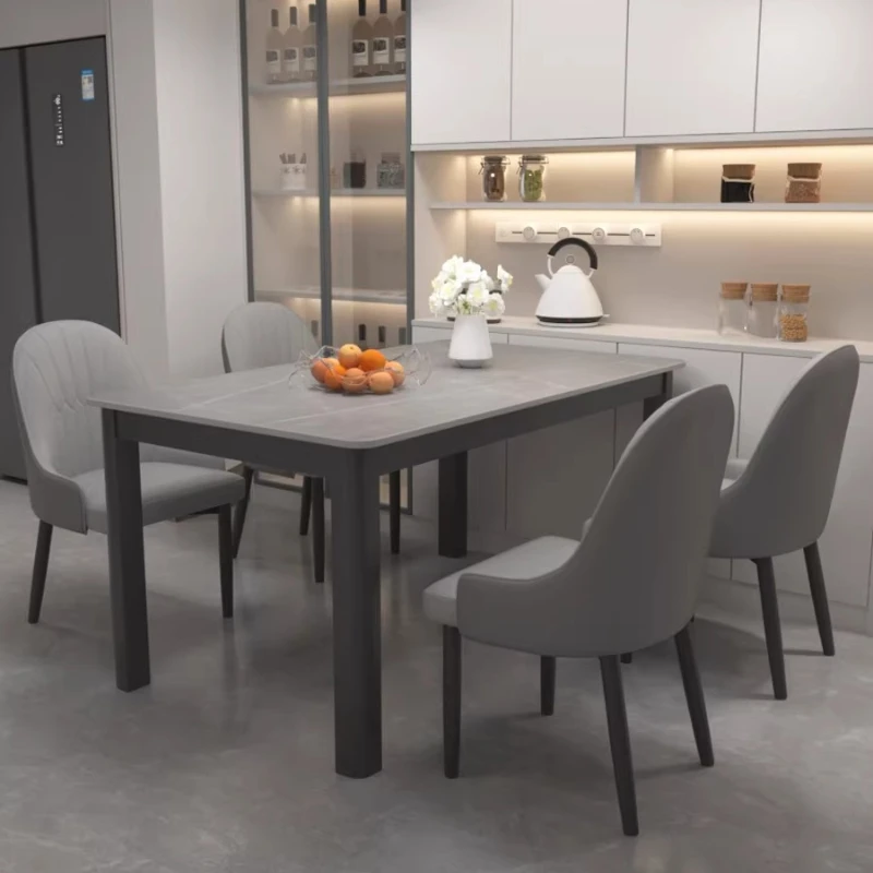 Luxury Mid Century Dining Table Restaurant Modern Designer Corner Dining Table Kitchen Coffee Mesas De Comedor Home Furniture
