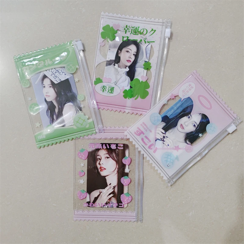 3-inch Postcard Protective Sleeve Idol Photo Card Collection Card Storage Case Lomo Card Photo Cards Holder