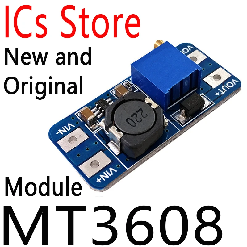 2PCS DC-DC Adjustable Boost Module 2A Boost Plate Step Up Module Micro USB 2V-24V to 5V 9V 12V 28V LM2577 Replace XL6009 MT3608 