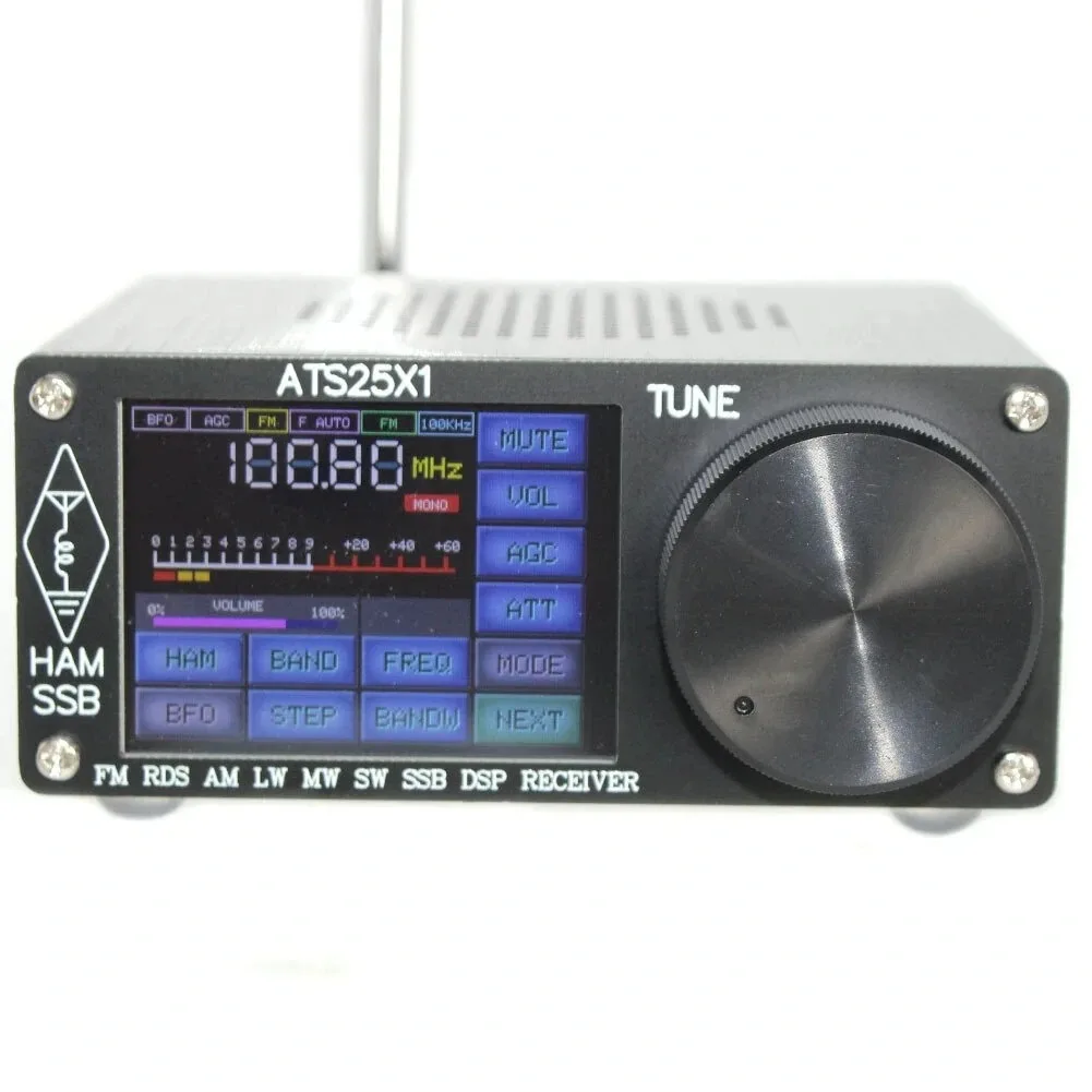 

ATS25X2 DSP Full Band FM/LW/MW/SW/SSB Spectrum Scan Receiver Digital Radio Si4732 Chip APP Network WIFI ESP32 ATS25X1