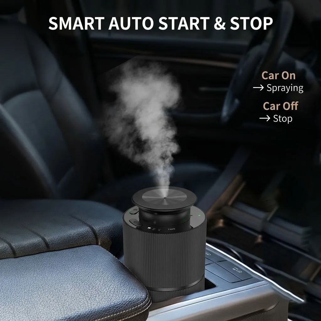 Smart Car Aroma Diffuser Wirel - огляд і ціна Waterless Essential Oil Diffuser