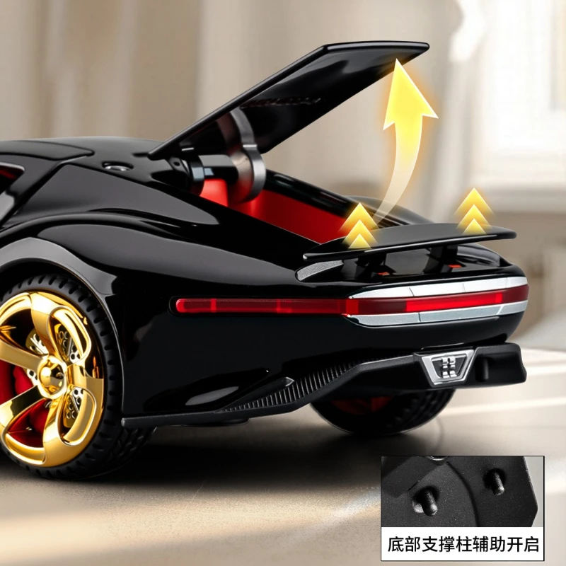 Vision GT – Super Concept de voiture en alliage métallique moulé sous pression, modèle de loisirs de voiture, Collections de haute Simulation, ornements pour petit ami, 1:32