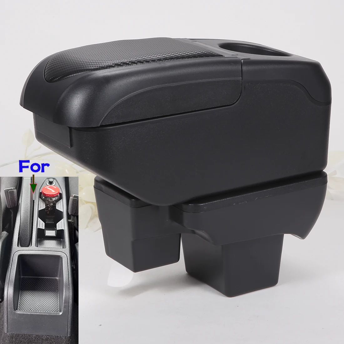 

Для Volkswagen Polo подлокотник для VW Polo автомобильный подлокотник специальный модернизированный 2020-2024 ящик для хранения детали для модернизации автомобильные аксессуары