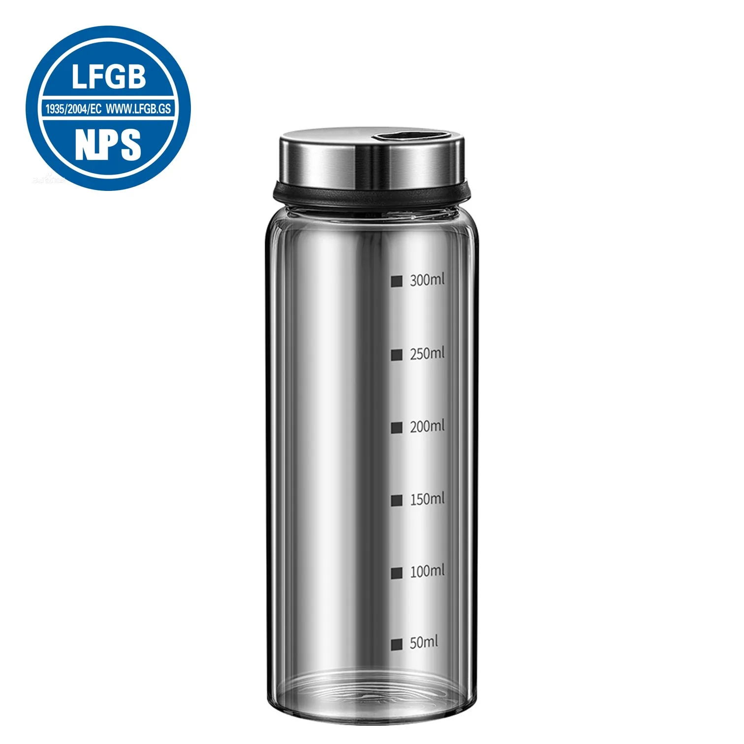 

LFGB Certification High-borosilicate Glass Spice Jar Ultra Hard Seasoning Container Well Sealed Thickness Adjustable Shaker
