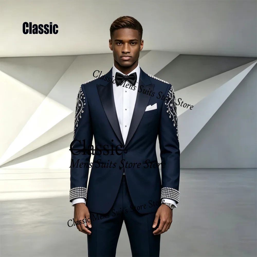 Mens Grooming Kit Luxury - Customized Exquisite Diamond Men Suit Luxury
