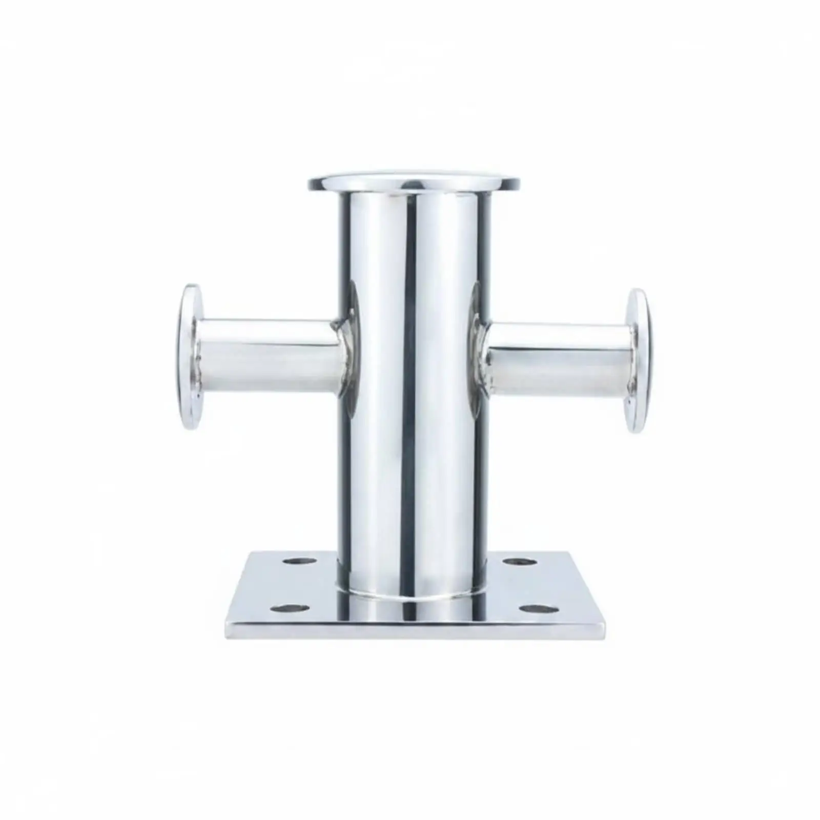 Cross Mooring Bollard Stainless Steel Dock Bollard Saltwater Mooring Bitt for