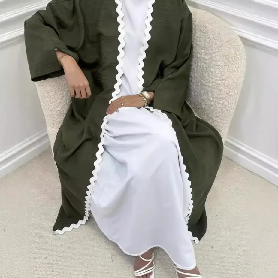 

Modest Abayas For Women Muslim Sets Turkey Kaftan Islam Clothing Ramadan Ensembles Musulmans Caftan Marocain Femme Maxi Robe