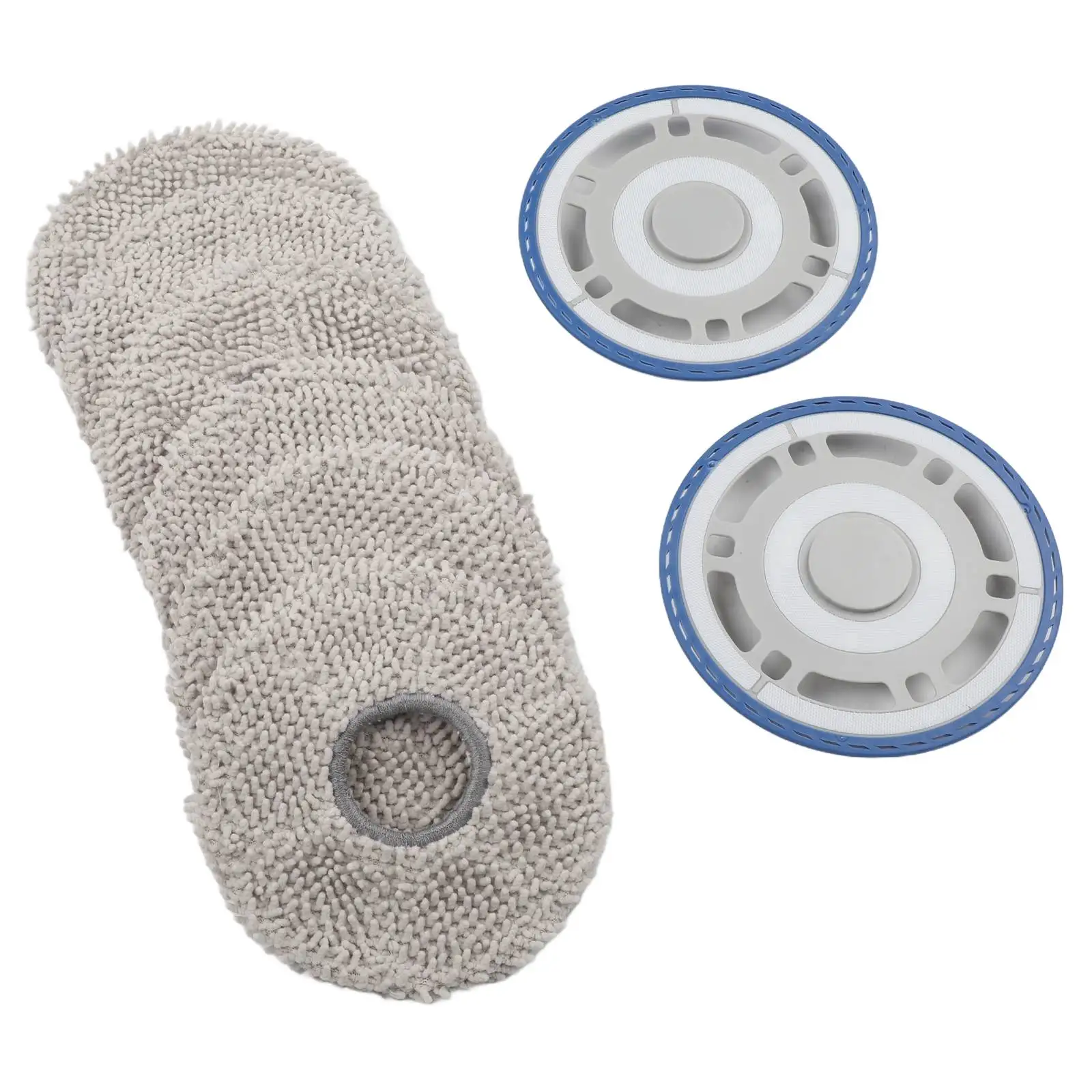 2 Mop Bracket 6 Rag Kit For ECOVACS For T30 For OMNI / For T30 PRO For OMNI Vacuum Cleaner Cleaning Accessories